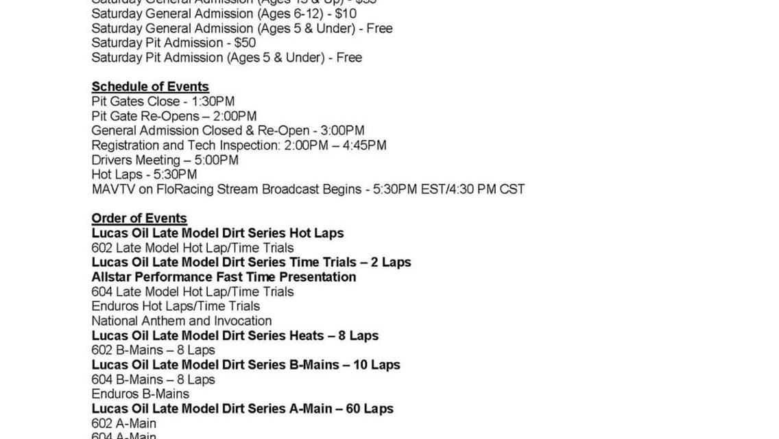 Super Bowl of Racing is here !