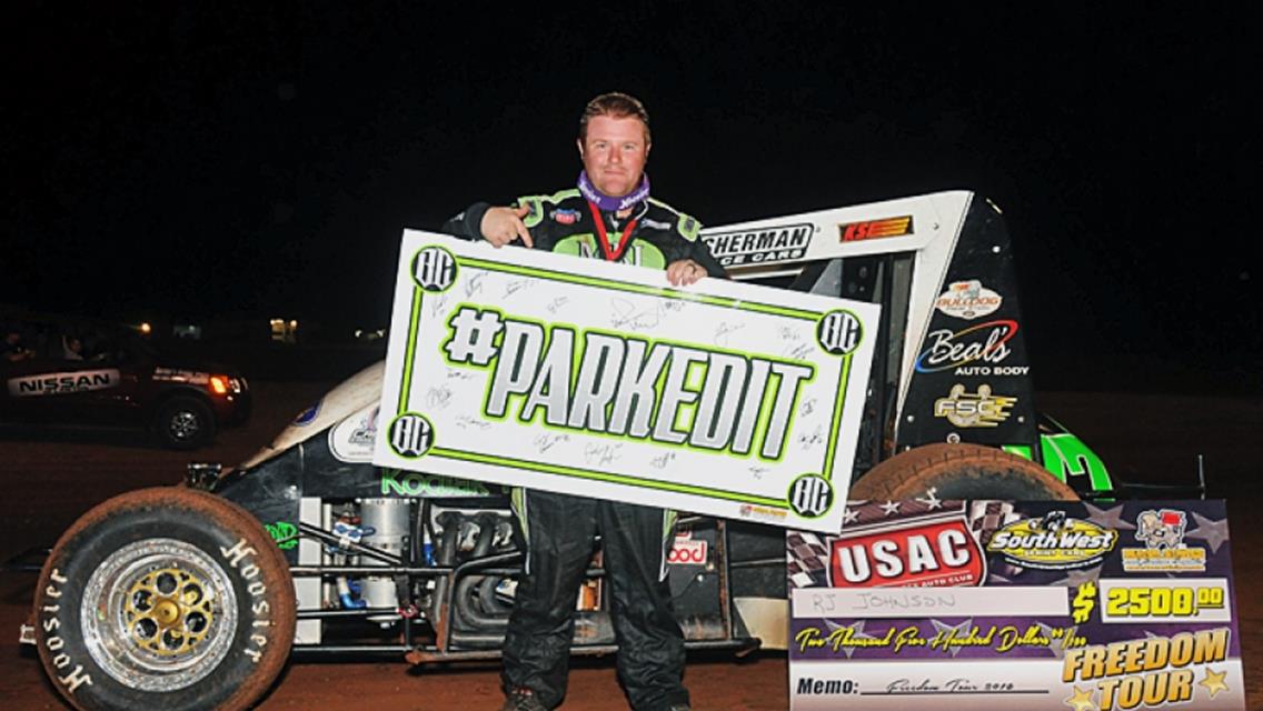Johnson Wins "Freedom Tour" Opener at Lawton