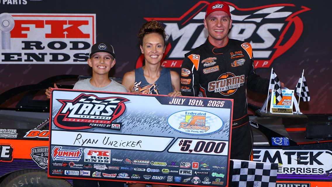 I-55 Federated Raceway Park (Pevely, MO) – MARS Late Model Championship Series – July 19th, 2025. (Josh James Artwork)