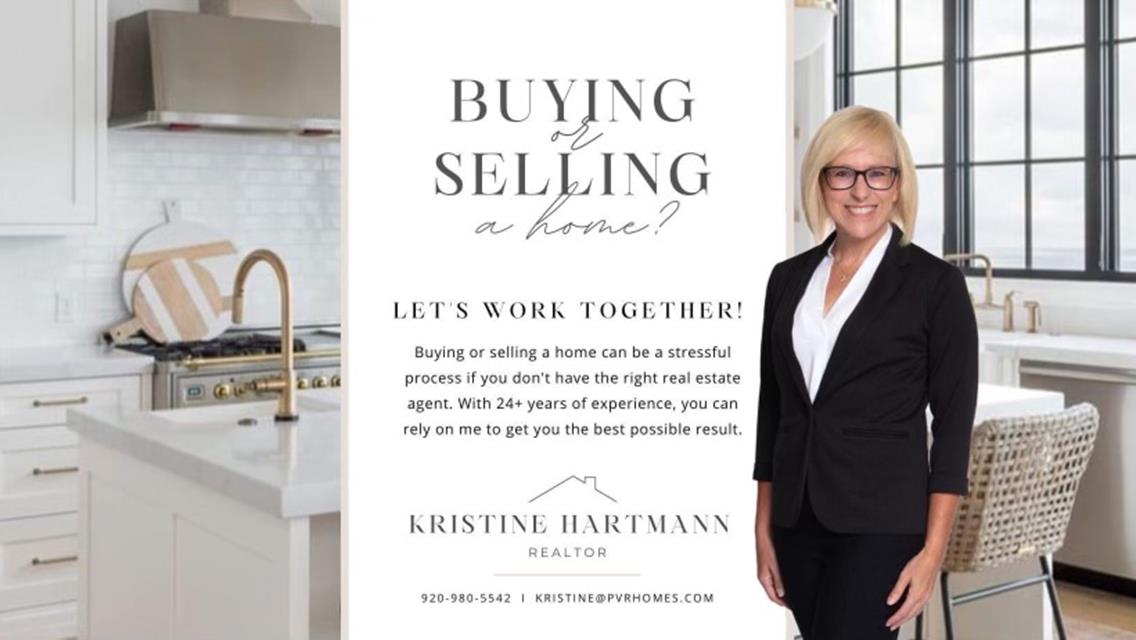 Welcome Kristine Hartmann Realtor w/ Pleasant View Realty!