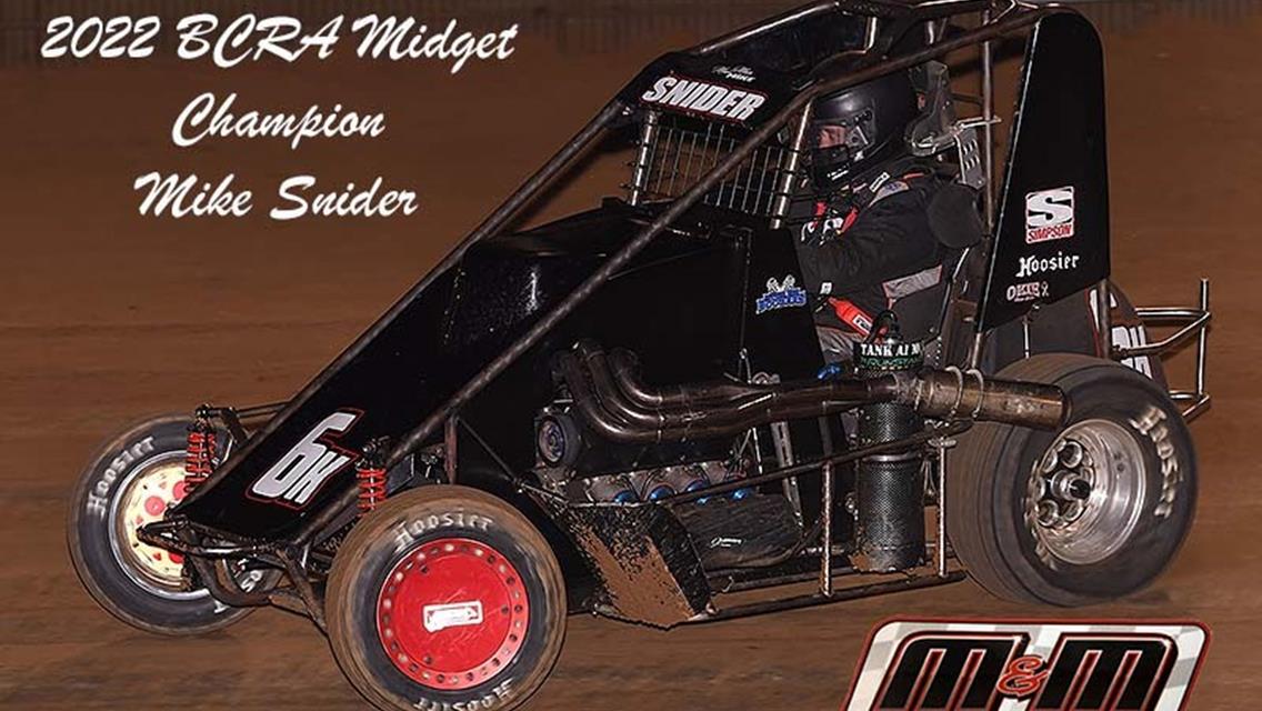Michael Snider &amp; Father Lauren Sider Win BCRA MIDGET CHAMPIONSHIPS