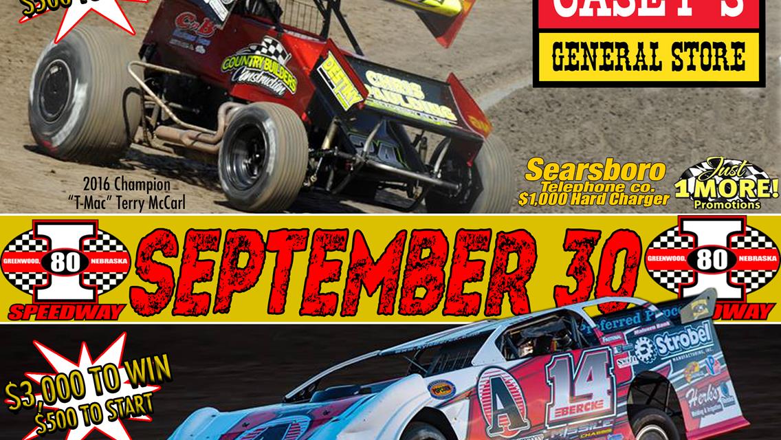 Casey's Midwest Fall Brawl at I-80 Speedway Next For Lucas Oil ASCS National and Nebraska 360 Series