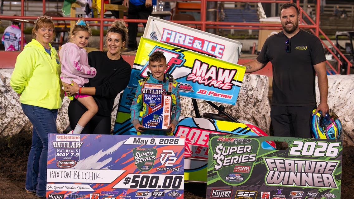 Aiden Purdue, Brant Woods, Dawson Woods, and Paxton Belchik Score Outlaw Nationals Victories