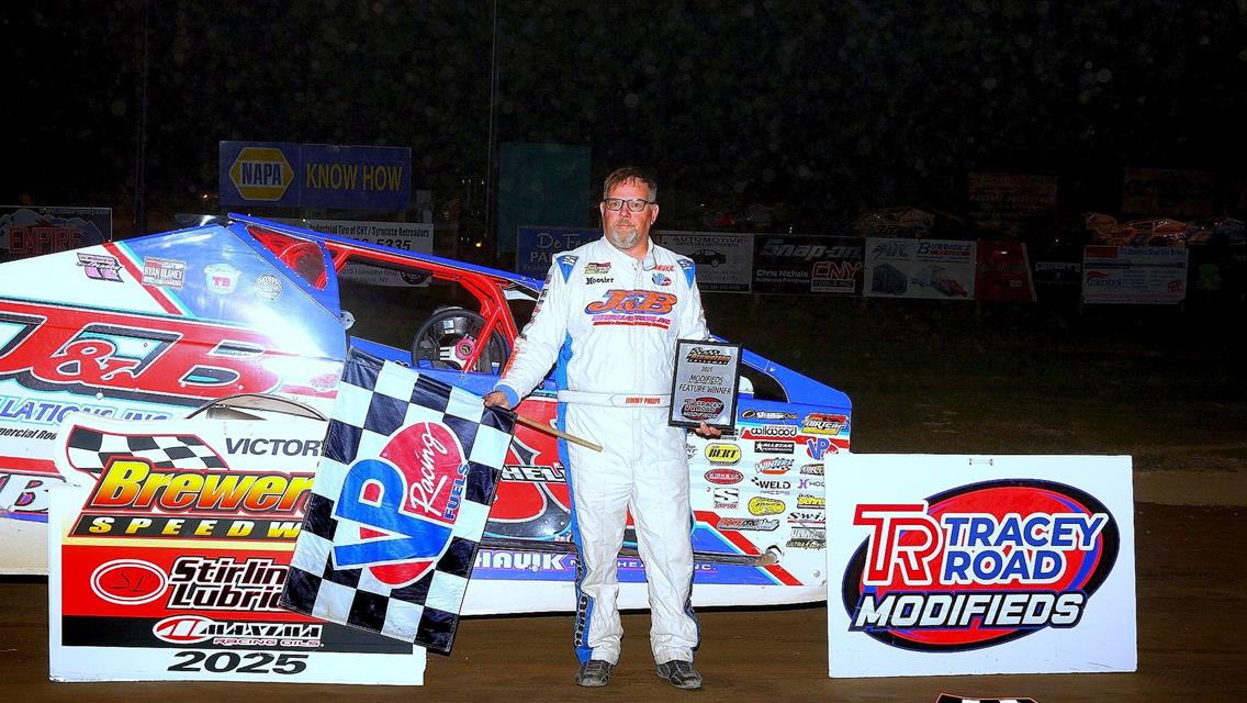 Jimmy Phelps Returns to Brewerton Speedway Modified Victory Lane