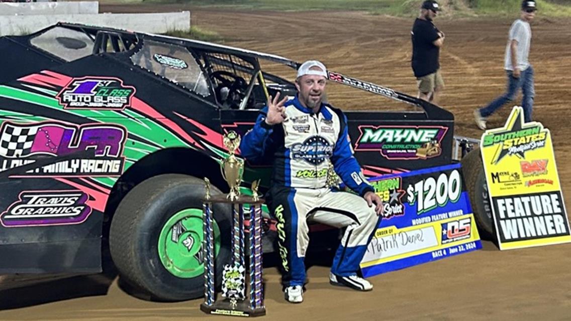 Daniel Wins His Third Southern States Modified Feature of the Year