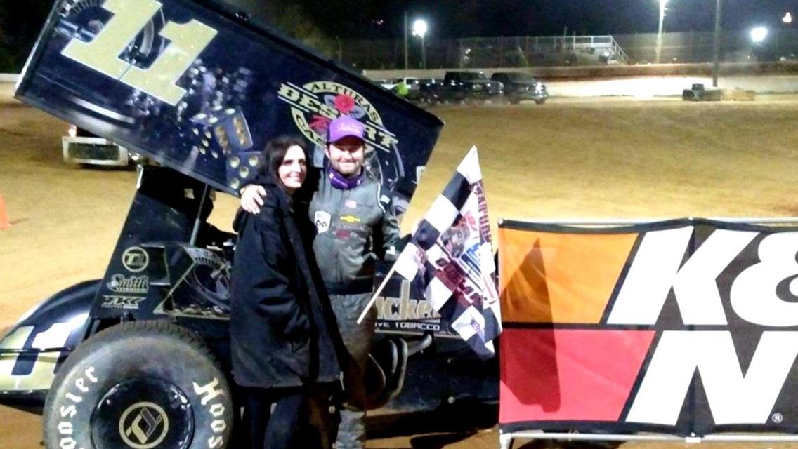 Crockett rockets to USCS Scenic City SHOOTOUT finale win at Boyd's Speedway on Saturday
