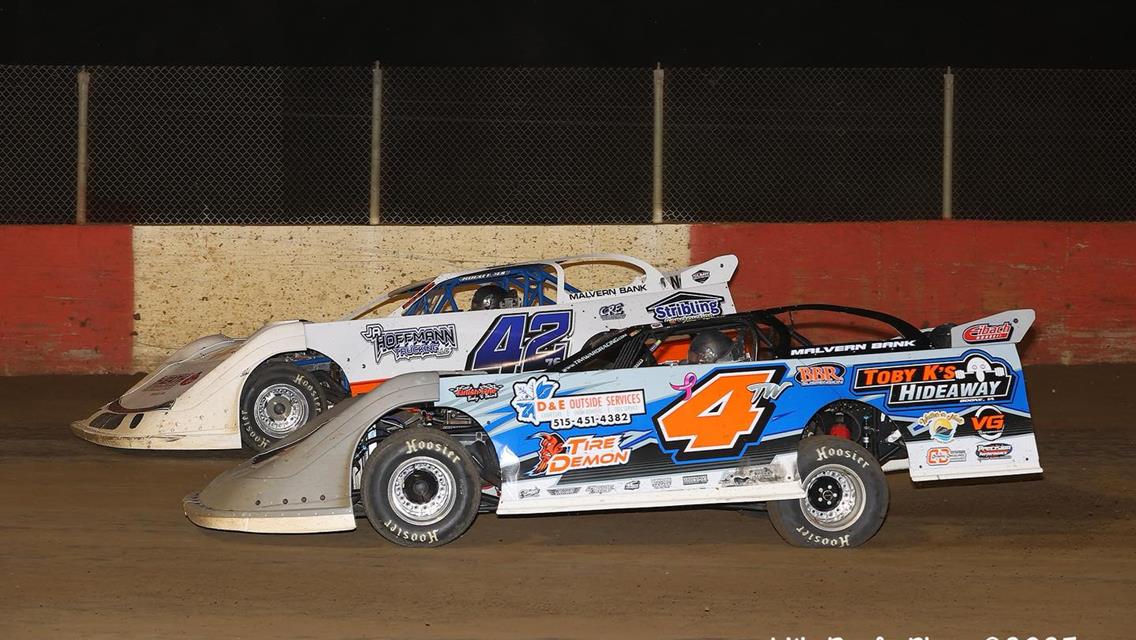 Dubuque Fairgrounds Speedway (Dubuque, Iowa) – Malvern Bank East Series – May 25th, 2025. (Mike Ruefer Photo)