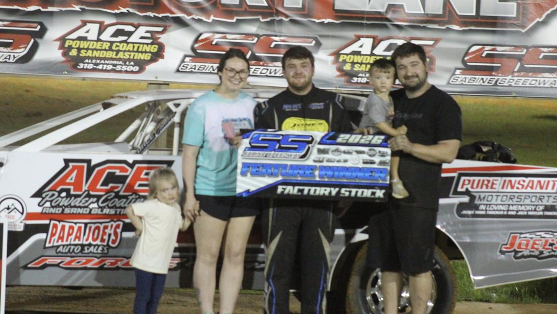 Collins, Grigsby, Howell win at Sabine Speedway
