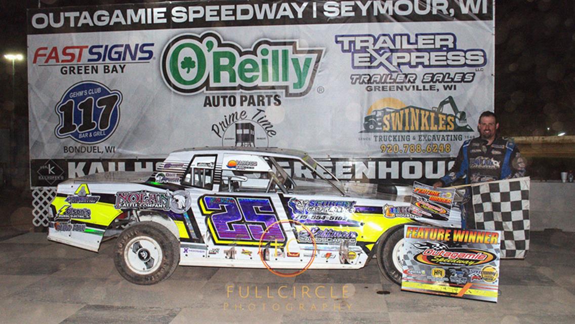WHITMAN SHADES SCHMIDT, SCORES OUTAGAMIE IMCA MOD GO