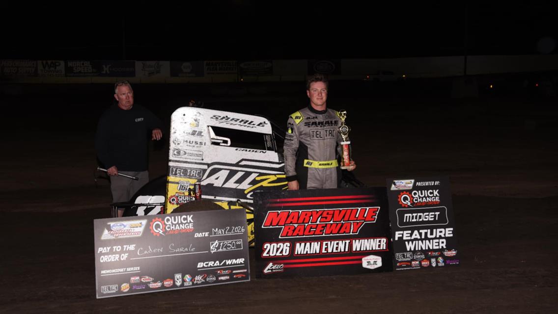 SARALE AND MITCHELL TOP BCRA-WMR SUPER SERIES ACTION AT MARYSVILLE