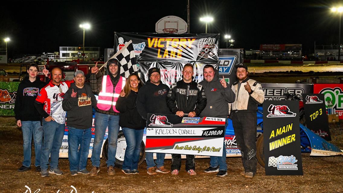 Springfield Raceway (Springfield, MO) – 4 State Dirt Late Model Series – April 4th, 2026. (Rhonda Burton Photography)