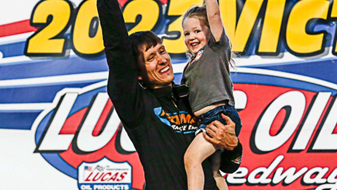 Morton earns second straight USRA B-Mod victory in Lucas Oil Speedway headliner as Beck, Ferris, Johnson also pick up wins