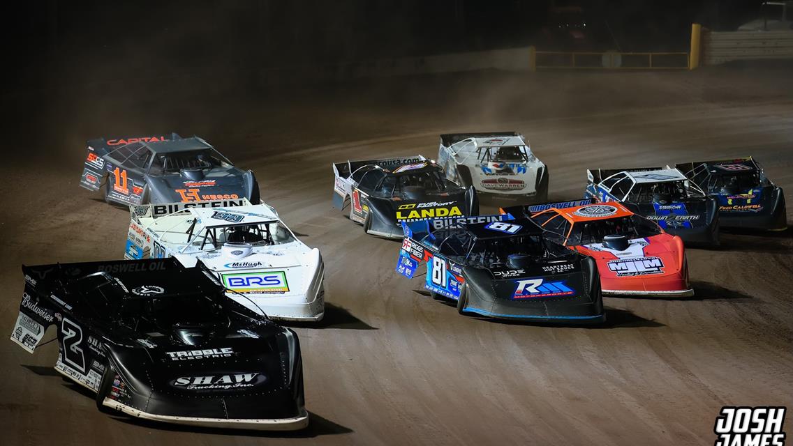 Volusia Speedway Park – World of Outlaw Late Model Series – DIRTcar Sunshine Nationals – January 24-25th, 2025. (Josh James Artwork)