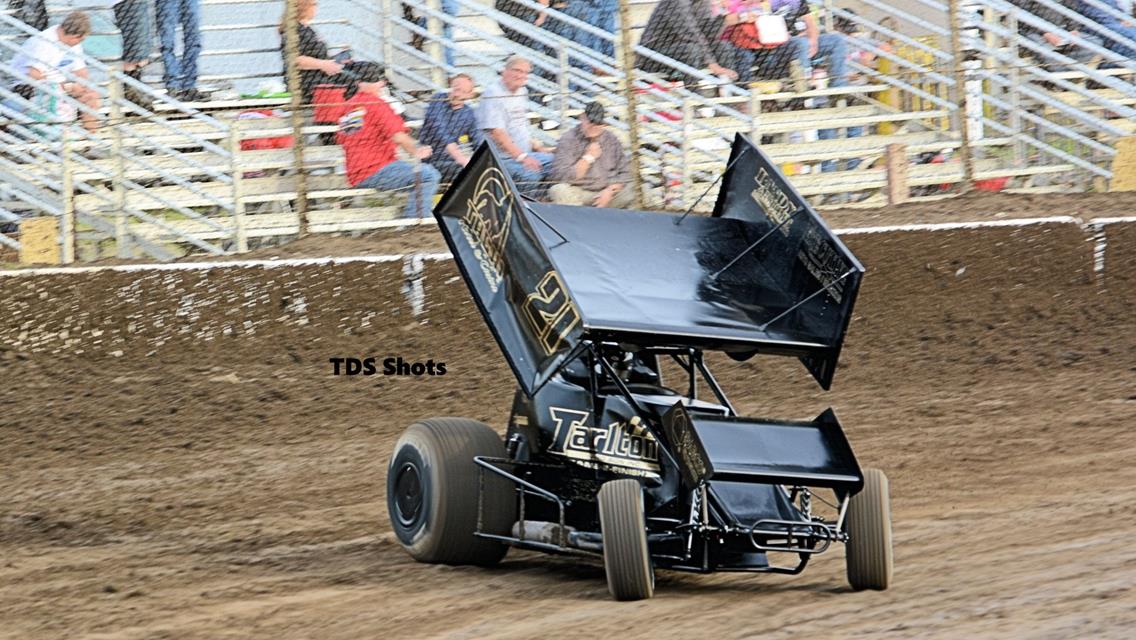 Tarlton Battles Back to Finish Second in Hanford, CA