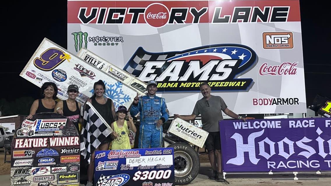 Hagar Adds Two More Victories in Alabama to Bump Win Total to Half Dozen This Season