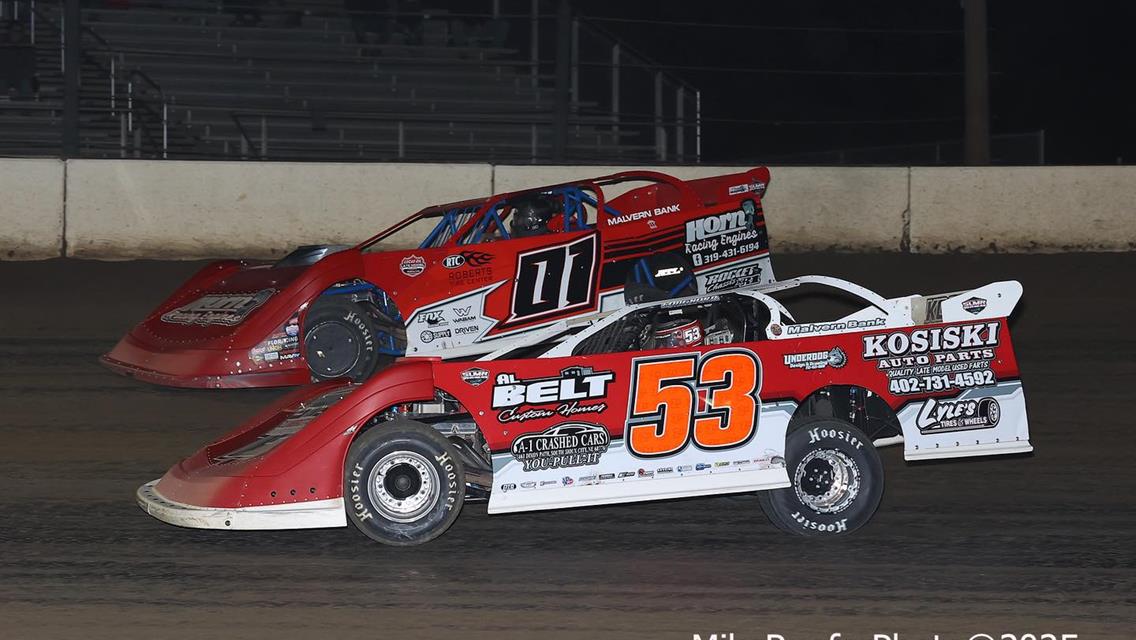 Deer Creek Speedway (Spring Valley, MN) – Malvern Bank East &amp; West Series – August 29th-30th, 2025. (Mike Ruefer Photo)