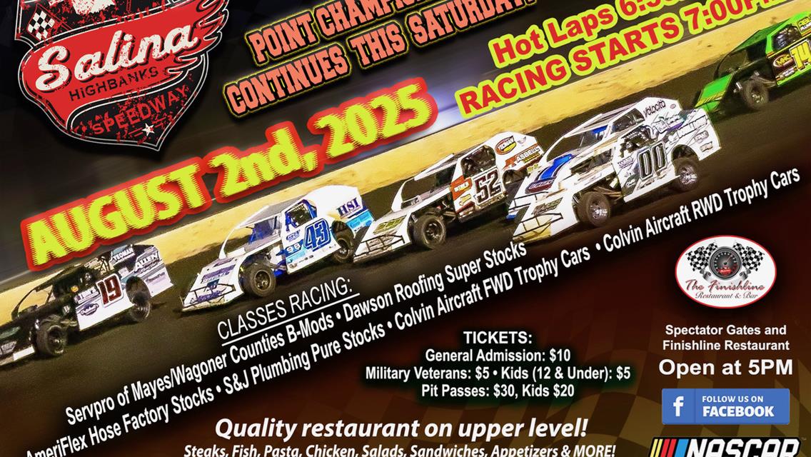 Championship Points Chase Resumes Saturday