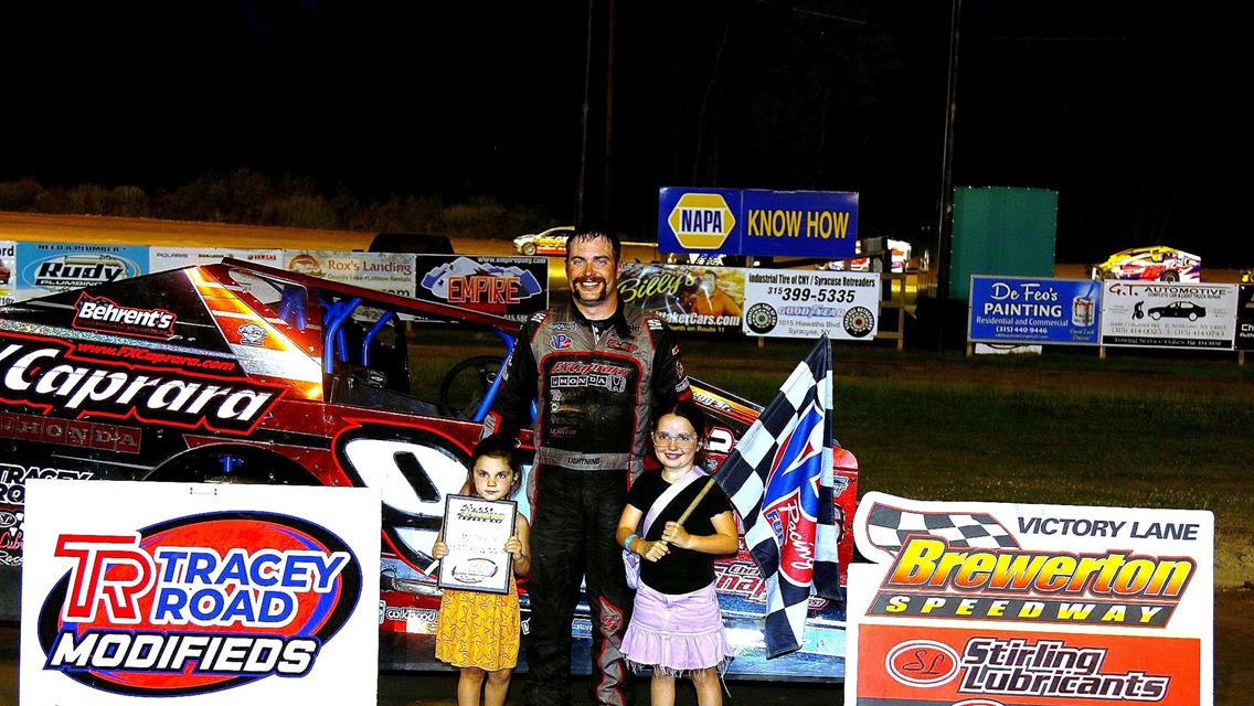 Larry Wight Charges to Brewerton Speedway Modified Win