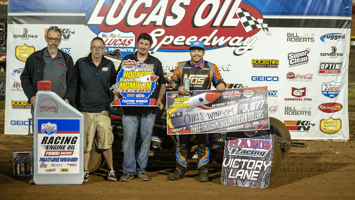 WINDOM WINS HOCKETT/MCMILLIN MEMORIAL CROWN