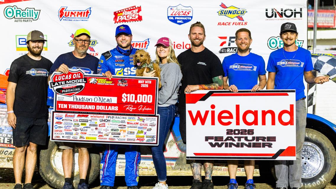 O’Neal Captures High Bank Heist Opener at Eagle Raceway