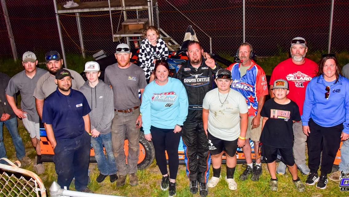Kaufman, Downs and Lance Achieve Feature Wins at US 36 Raceway