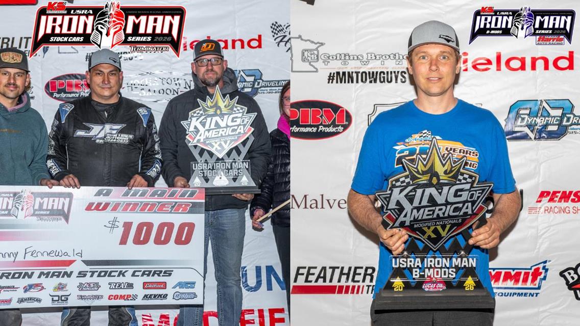 Fennewald and Jackson Strike First with Ironman Series Wins on King of America Opening Night
