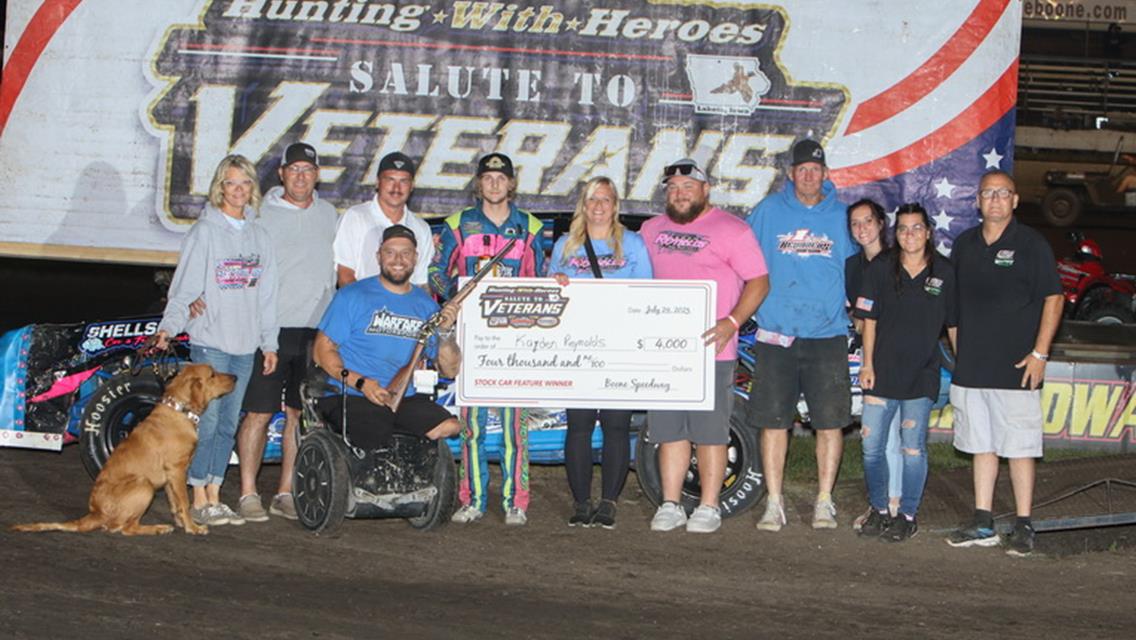 Checkers for Ward at Hunting with Heroes Salute to Veterans Night