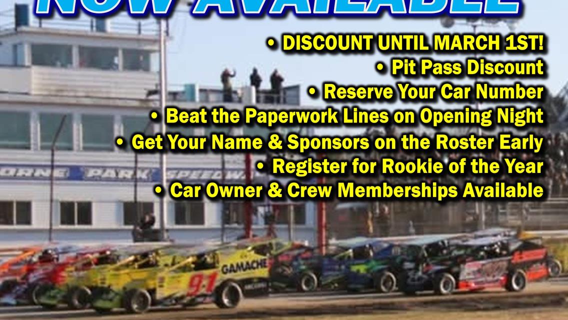 Track License Deadline is Sunday!