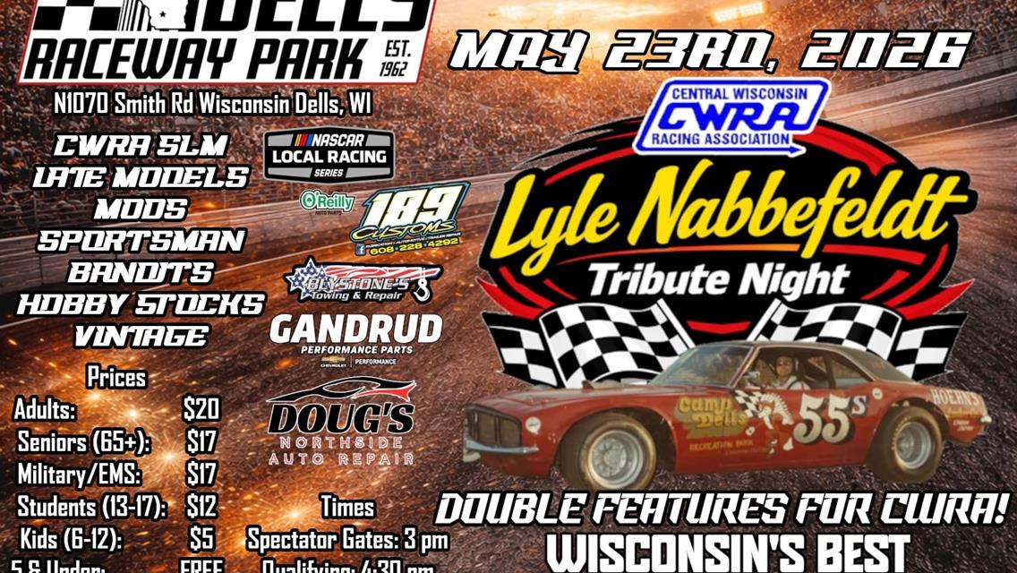 NABBEFELDT TRIBUTE NIGHT SATURDAY MAY 23RD