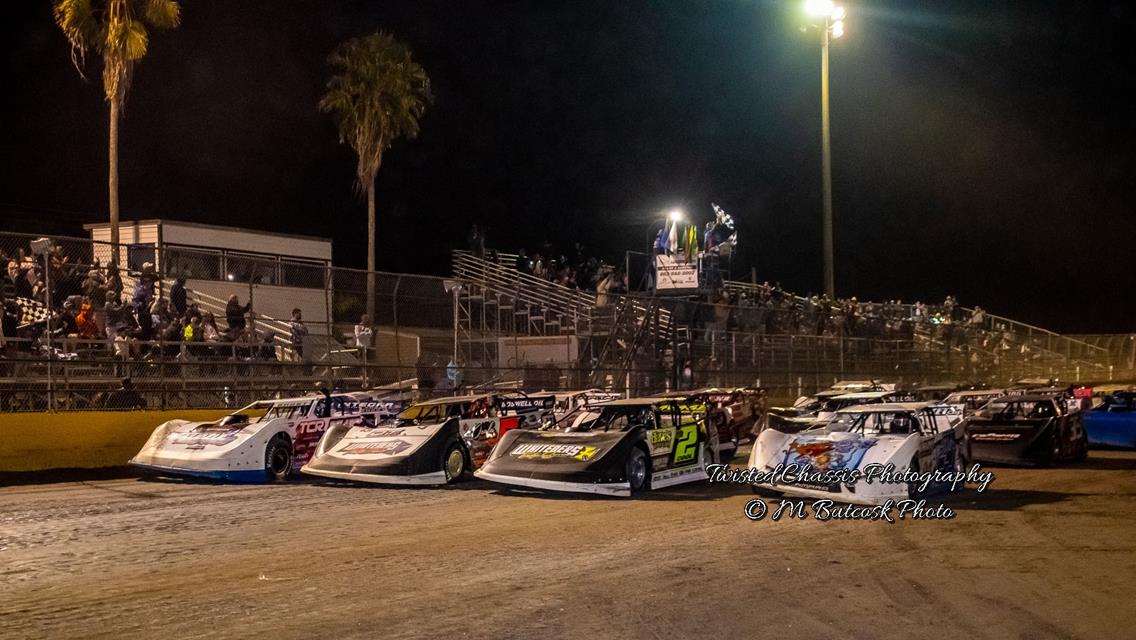 Hendry County Motorsports Park (Clewistown, FL) – Crate Racin’ USA – Swamp Cabbage 100 – February 21st-22nd. (Twisted Chassis Photography)