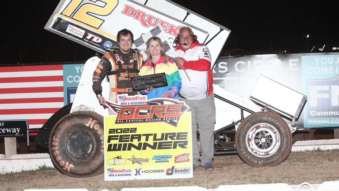 Nebraska’s Drueke wins first career OCRS Sprint feature
