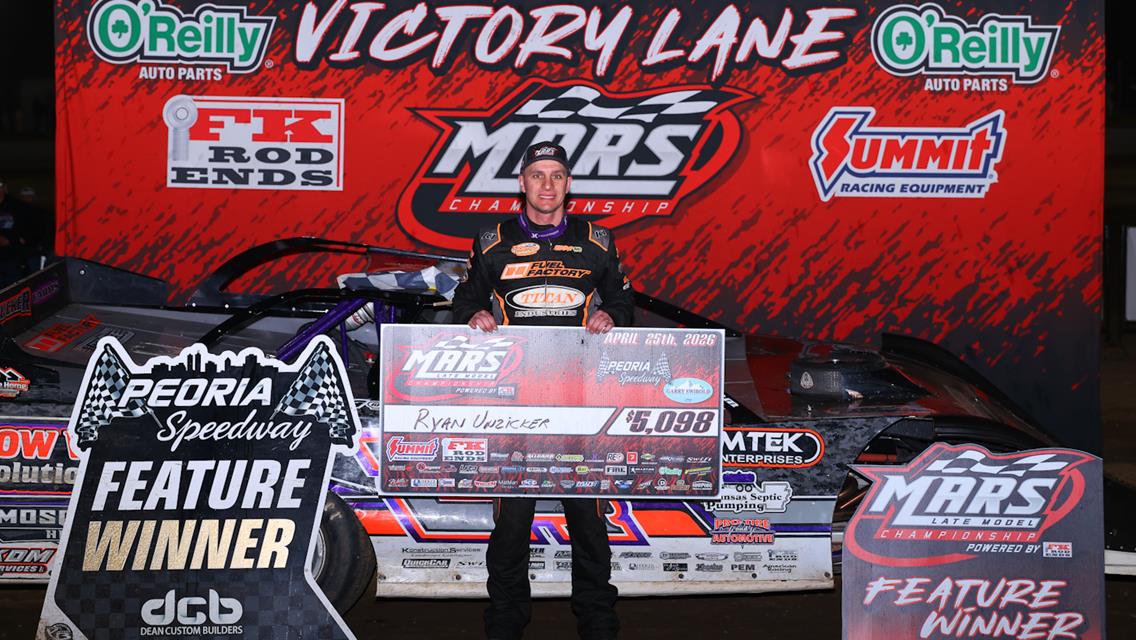 Official Summary of Results April 25, Peoria Speedway