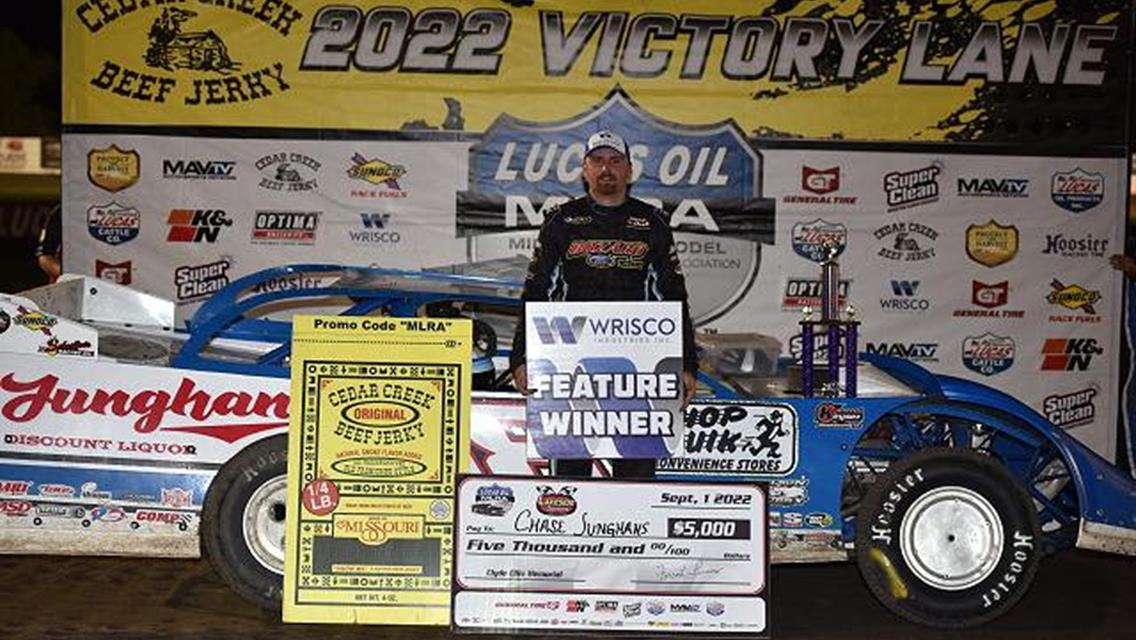 Junghans wins Ellis Family Memorial at Lakeside Speedway