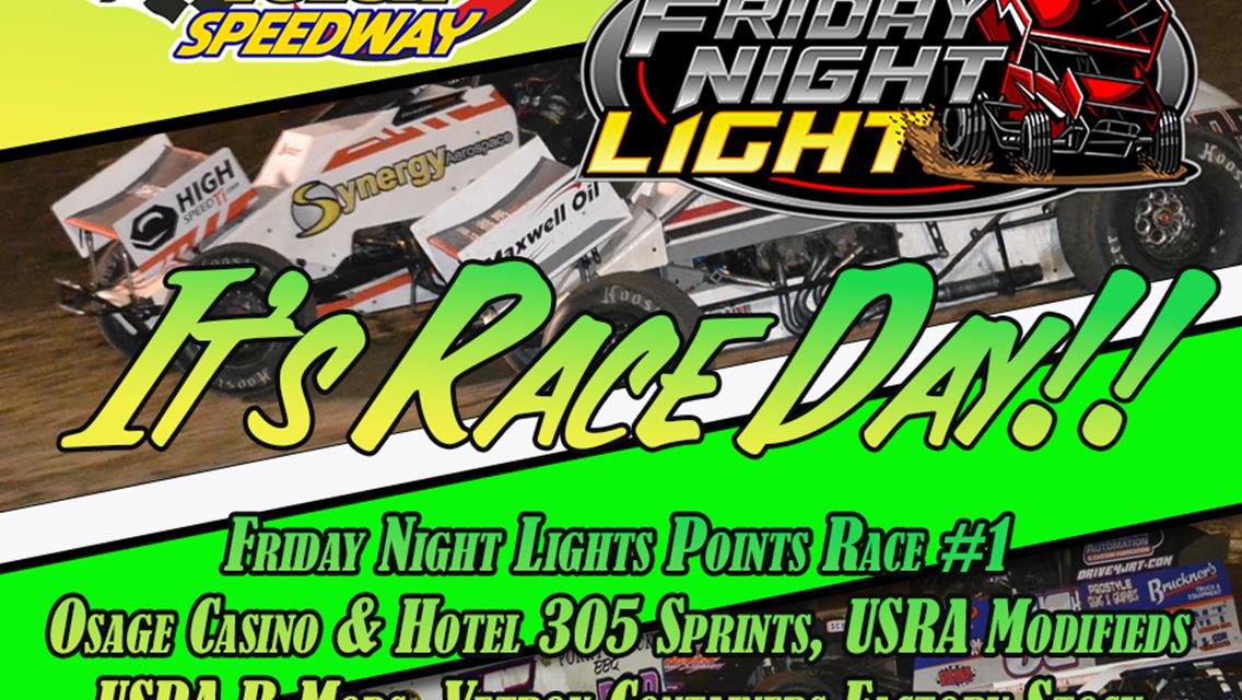 It&#39;s RACE DAY at Osage Casino &amp; Hotel Tulsa Speedway!!