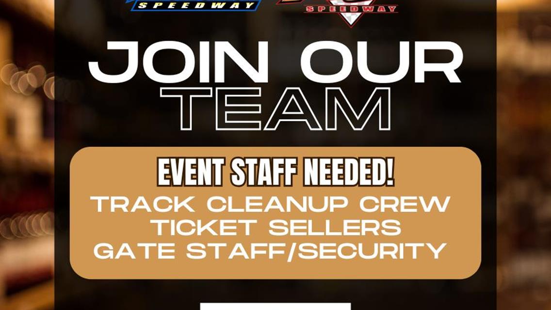 Now Hiring Event Staff