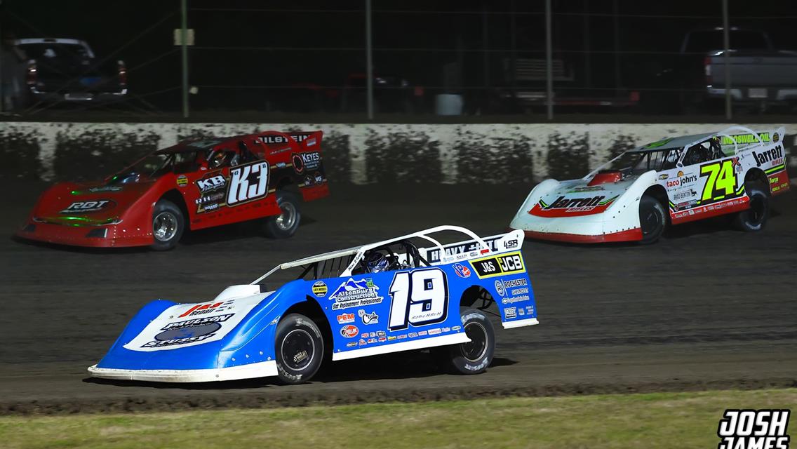 Magnolia Motor Speedway (Columbus, MS) – World of Outlaws Late Model Series – Duel at the Mag – March 20-21, 2026. (Josh James Artwork)