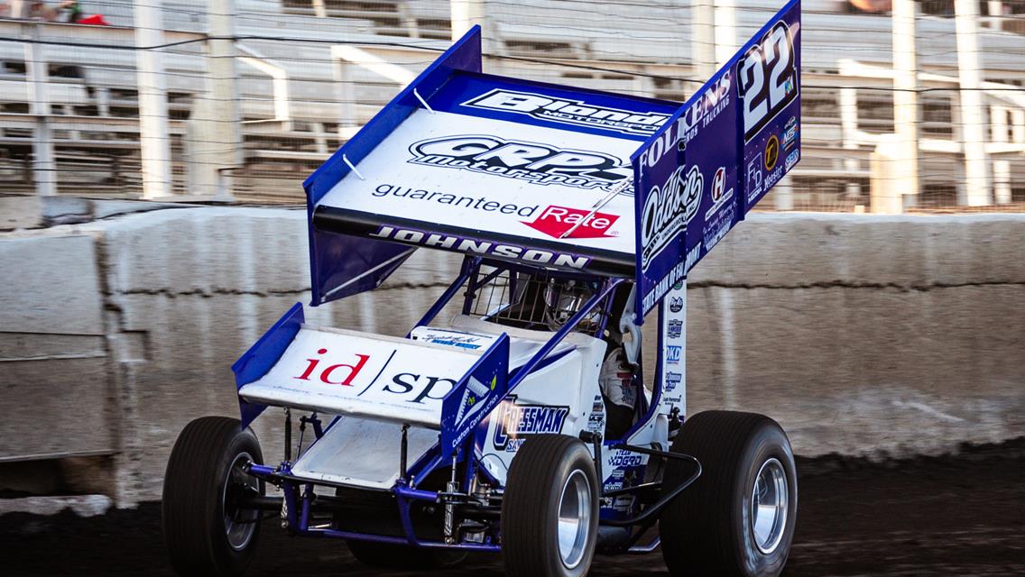 Kaleb Johnson Strong Early During World of Outlaws Tripleheader at Huset’s Speedway