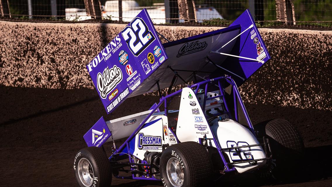 Kaleb Johnson Drives Forward During Double Duty at Knoxville Raceway
