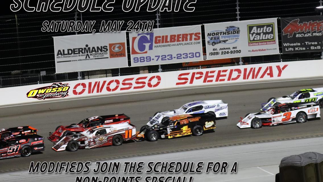 2025 SCHEDULE UPDATE