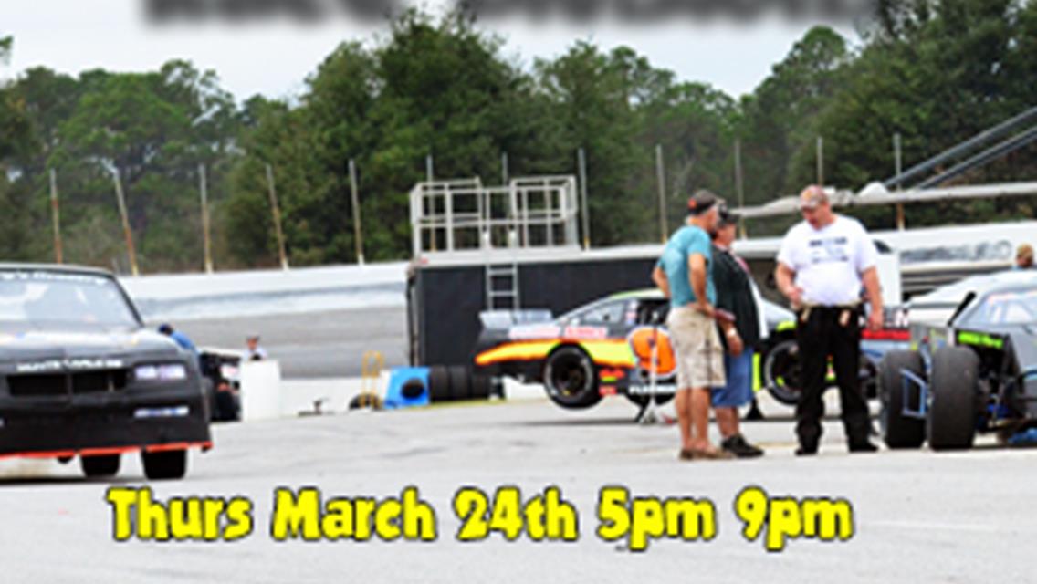 Test and Tune on Thursday 5-9pm.Â