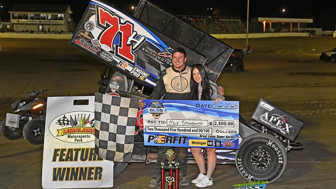 Stambaugh goes wire to wire in GLSS feature, Brennan Sherman wins 2nd career Modified feature and Todd Sherman bounces back from Modified crash to win