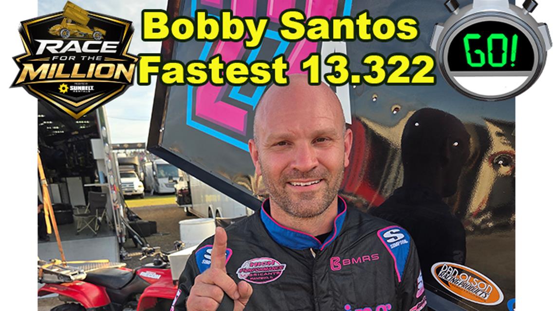 Santos is Fastest in Qualifying Sprints