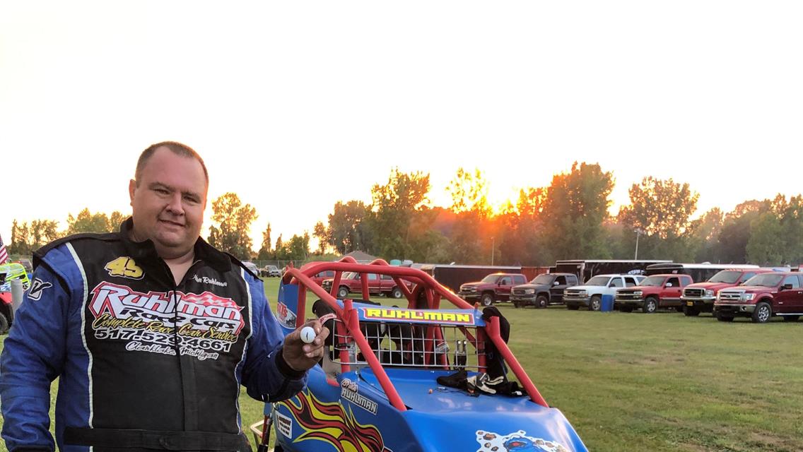 RUHLMAN WINS FIRST SPRINT CAR RACE