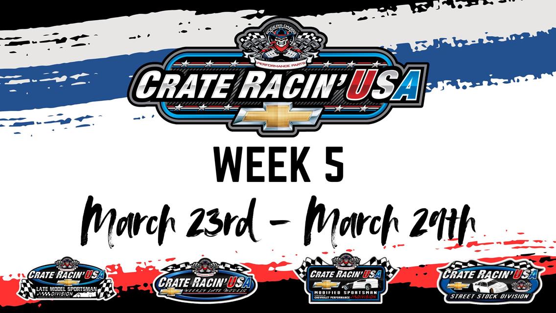 Week Five: CRUSA Weekly Competition Rolls into Week 5