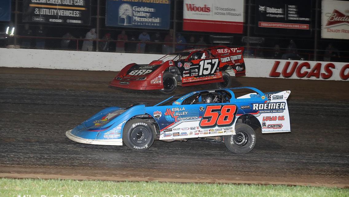 Lucas Oil Speedway (Wheatland, MO) – Lucas Oil Midwest Late Model Racing Association – Lucas Oil Spring Nationals – April 12th-13th, 2024. (Mike Ruefer Photo)