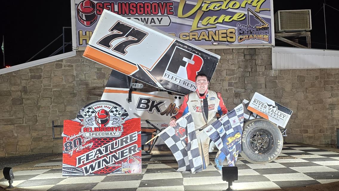 Flick Becomes 150th Different 410 Winner; Satterlee Scores Opening Night Super Late Model Win