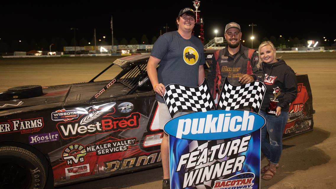 DOMAGALA DOMINATES IN MANDAN