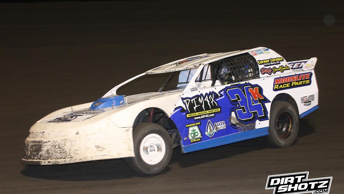 Ballenger strikes with late pass to win at I-90 Speedway