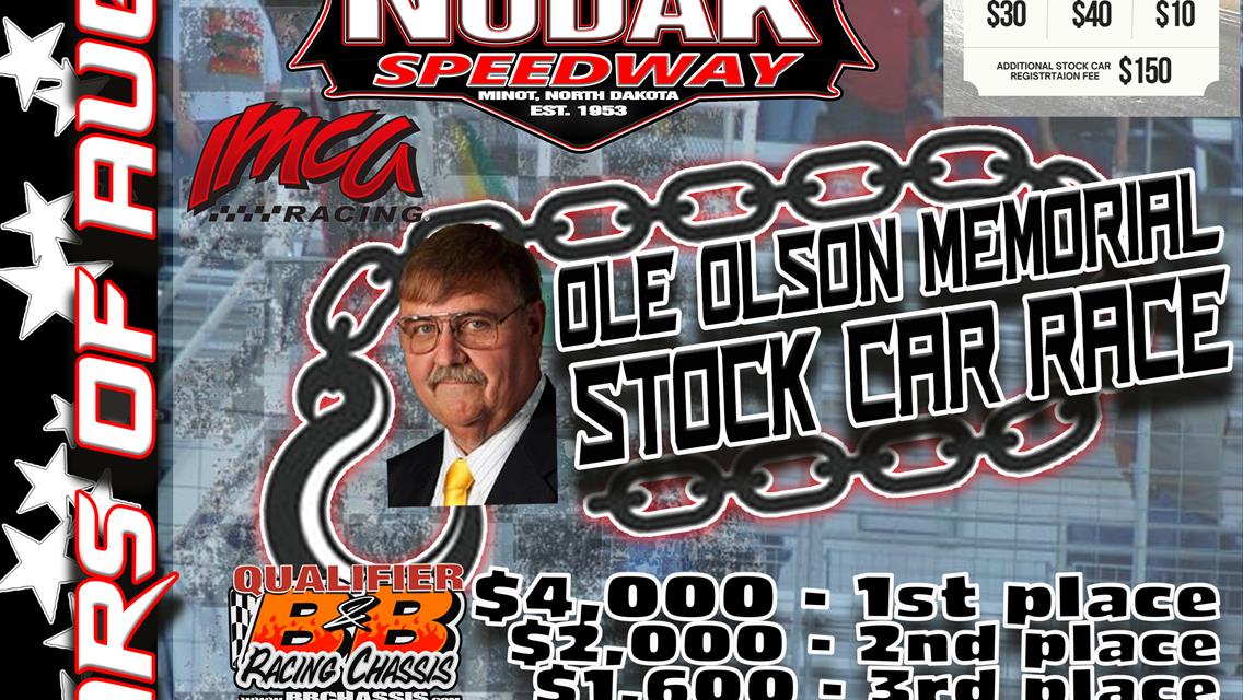$4K to Win Ole Olson Memorial Stock Car Race