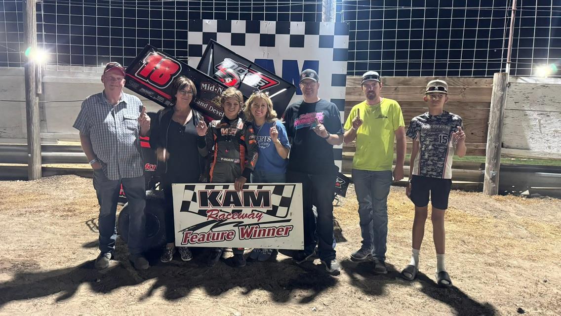 Friesen, Roberts, Andrasek, and Kalkwarf Win on Friday at KAM Raceway!